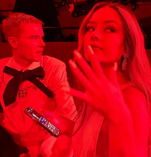 Edvin med Felicia Maxime Truedsson