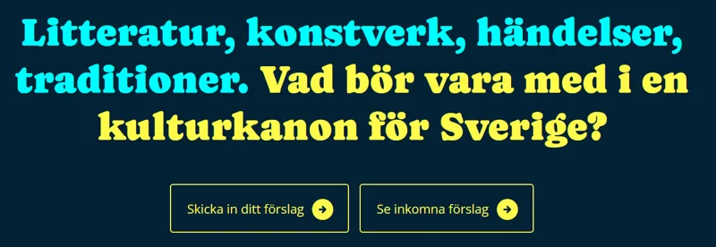 Kulturkanonen – en svensk kulturstrid som engagerar hela landet