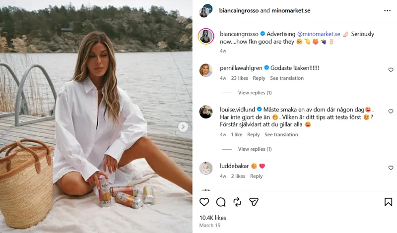 Bianca Ingrosso entreprenören som inte stannar