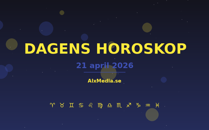 Dagens horoskop 21 april 2026 – Alla stjärntecken