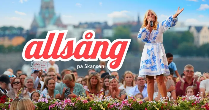 Allsång på Skansen med Pernilla Wahlgren