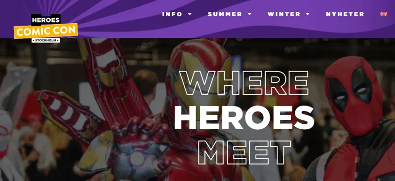 Comic Con Stockholm 2026 gäster och biljetter