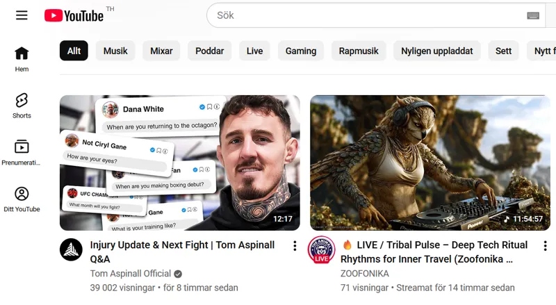 YouTube långsiktigheten vinner