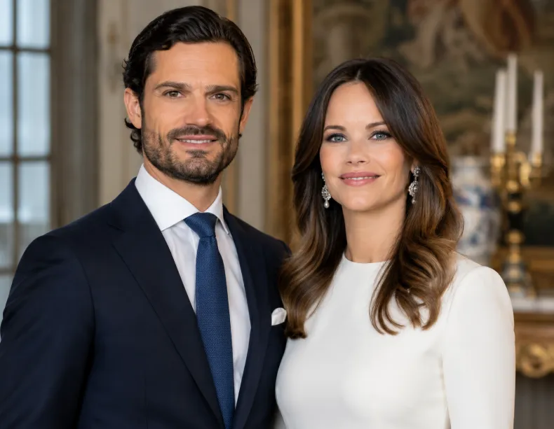 Prins Carl Philip och prinsessan Sofia biografi 2026